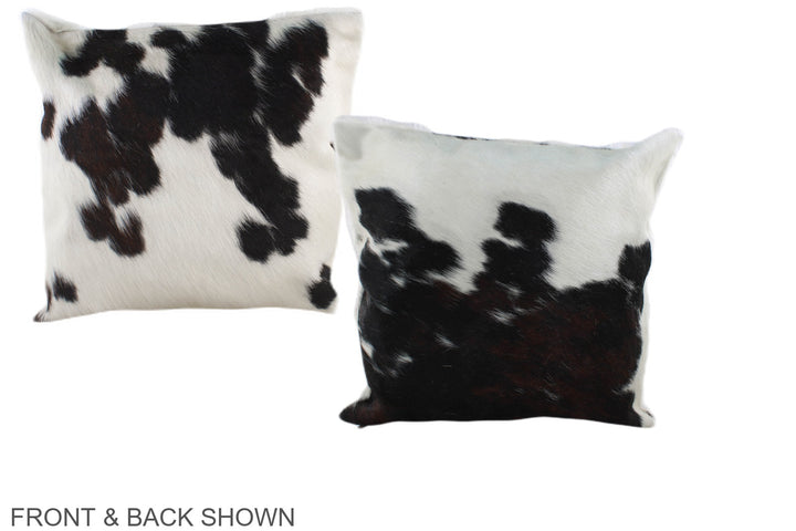 Tricolor 16"x16" Brazilian Cowhide Pillow #A39055 by Hudson Hides