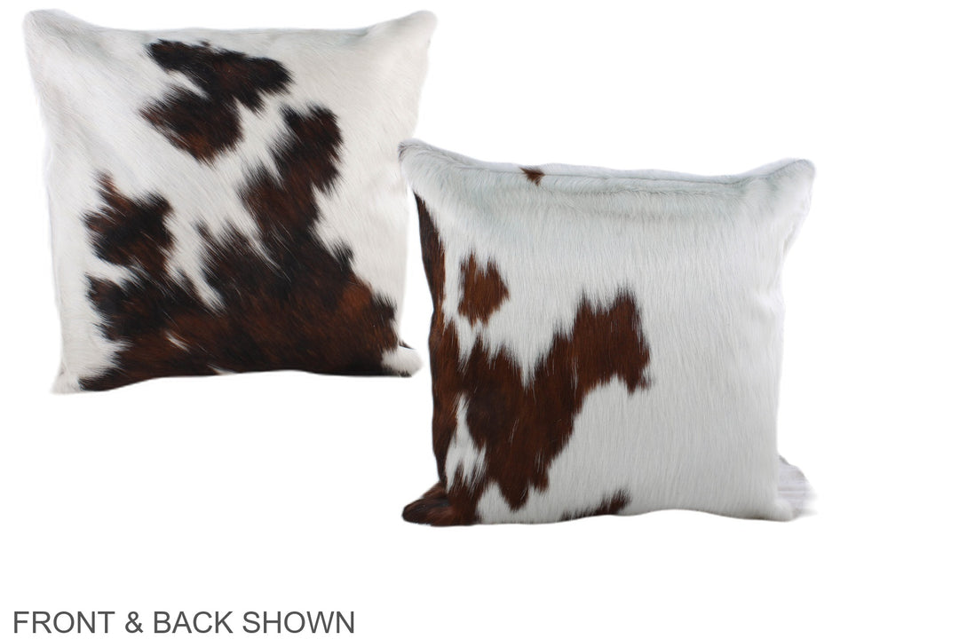 Tricolor 16"x16" Brazilian Cowhide Pillow #A39060 by Hudson Hides