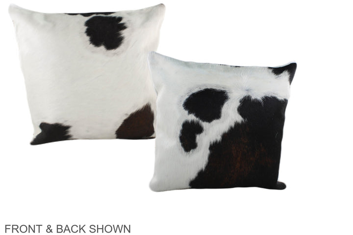 Tricolor 16"x16" Brazilian Cowhide Pillow #A39066 by Hudson Hides