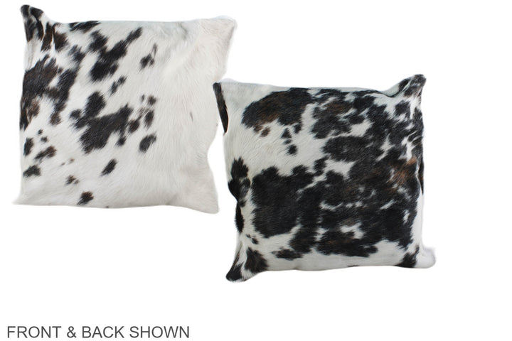 Tricolor 16"x16" Brazilian Cowhide Pillow #A39109 by Hudson Hides