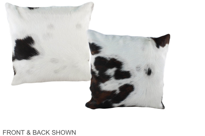 Tricolor 16"x16" Brazilian Cowhide Pillow #A39113 by Hudson Hides