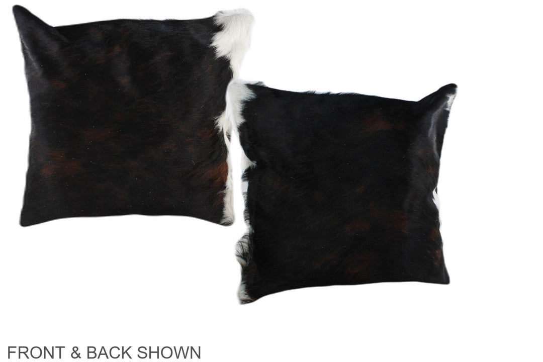 Dark Brindle 16"x16" Brazilian Cowhide Pillow #A39118 by Hudson Hides