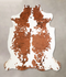 Tricolor X-Large European Cowhide Rug 6'5