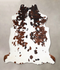Tricolor X-Large European Cowhide Rug 6'6