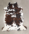 Tricolor X-Large European Cowhide Rug 6'11