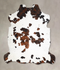 Tricolor X-Large European Cowhide Rug 7'0
