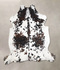 Tricolor X-Large European Cowhide Rug 7'0