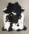 Tricolor X-Large European Cowhide Rug 7'1
