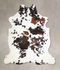 Tricolor X-Large European Cowhide Rug 6'10