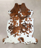 Tricolor X-Large European Cowhide Rug 7'0