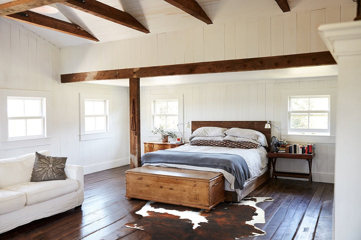 Tricolor X-Large European Cowhide Rug 7'6"H x 6'4"W #A40470 by Hudson Hides