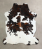 Tricolor X-Large European Cowhide Rug 7'0
