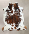 Tricolor X-Large European Cowhide Rug 6'11
