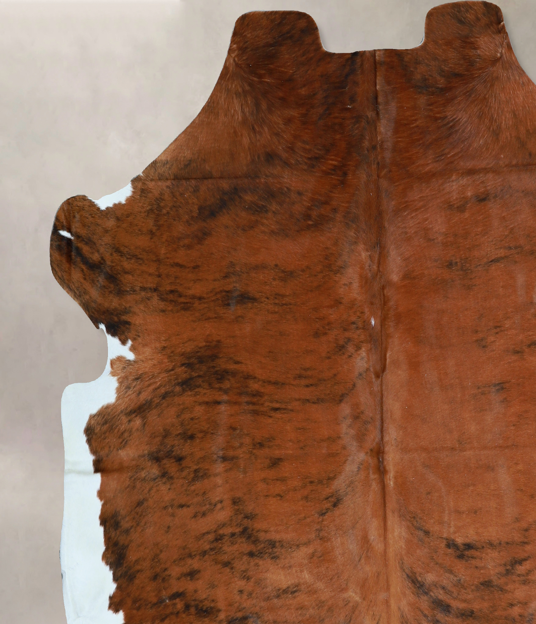 Tricolor X-Large European Cowhide Rug 6'6"H x 6'7"W #A40501 by Hudson