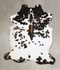 Tricolor X-Large European Cowhide Rug 7'2