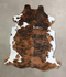Tricolor X-Large European Cowhide Rug 6'6