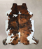 Tricolor X-Large European Cowhide Rug 6'9