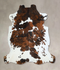 Tricolor X-Large European Cowhide Rug 6'11