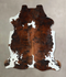 Tricolor X-Large European Cowhide Rug 7'0