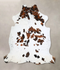 Tricolor X-Large European Cowhide Rug 7'2
