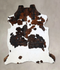 Tricolor Large European Cowhide Rug 6'5