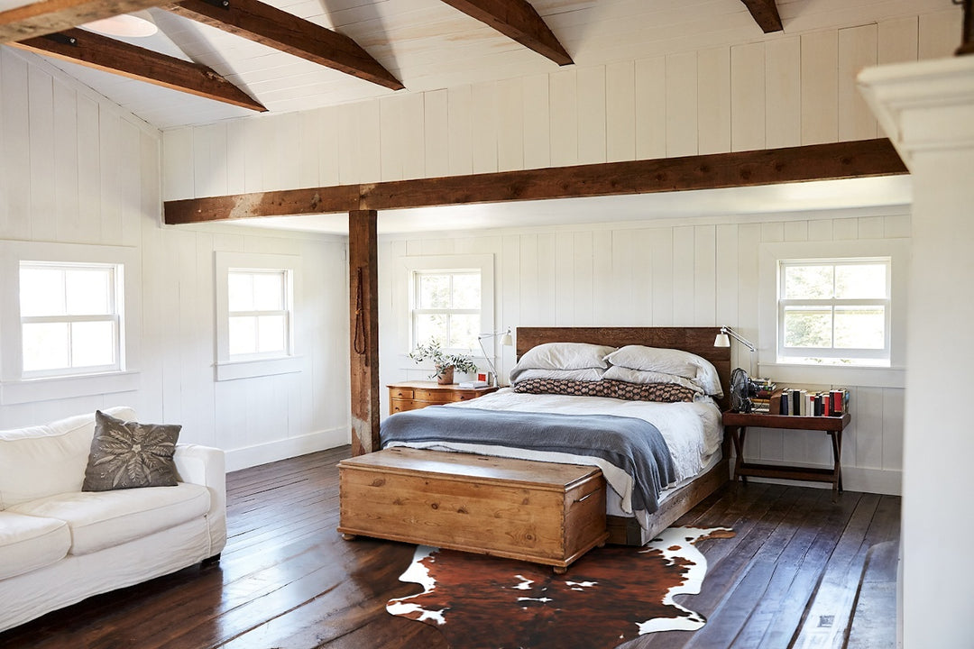 Tricolor X-Large European Cowhide Rug 6'4"H x 6'4"W #A40622 by Hudson