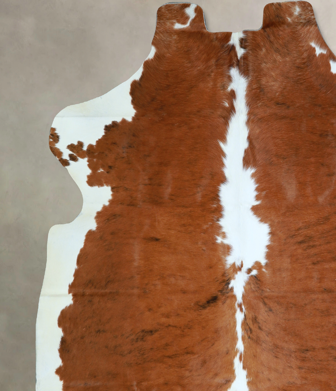 Tricolor X-Large European Cowhide Rug 7'2"H x 6'6"W #A40632 by Hudson