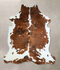 Tricolor X-Large European Cowhide Rug 7'1