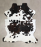 Tricolor X-Large European Cowhide Rug 7'1