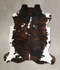 Tricolor X-Large European Cowhide Rug 7'0