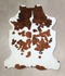 Tricolor X-Large European Cowhide Rug 6'11