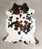 Tricolor X-Large European Cowhide Rug 7'4