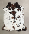 Tricolor X-Large European Cowhide Rug 7'1