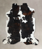 Tricolor X-Large European Cowhide Rug 7'2