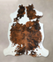 Tricolor X-Large European Cowhide Rug 6'11
