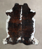 Tricolor X-Large European Cowhide Rug 7'2