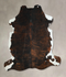 Tricolor X-Large European Cowhide Rug 7'0