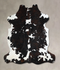 Tricolor X-Large European Cowhide Rug 7'0