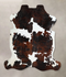 Tricolor X-Large European Cowhide Rug 7'1