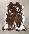 Tricolor X-Large European Cowhide Rug 6'8