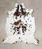 Tricolor XX-Large European Cowhide Rug 7'5
