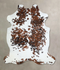 Tricolor X-Large European Cowhide Rug 6'11