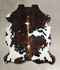 Tricolor X-Large European Cowhide Rug 7'1