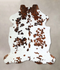Tricolor X-Large European Cowhide Rug 6'9