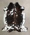 Tricolor X-Large European Cowhide Rug 7'2