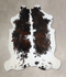 Tricolor XX-Large European Cowhide Rug 7'3