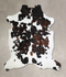 Tricolor X-Large European Cowhide Rug 6'6