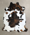 Tricolor XX-Large European Cowhide Rug 7'6