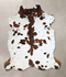 Tricolor X-Large European Cowhide Rug 6'11