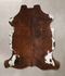 Tricolor X-Large European Cowhide Rug 7'0